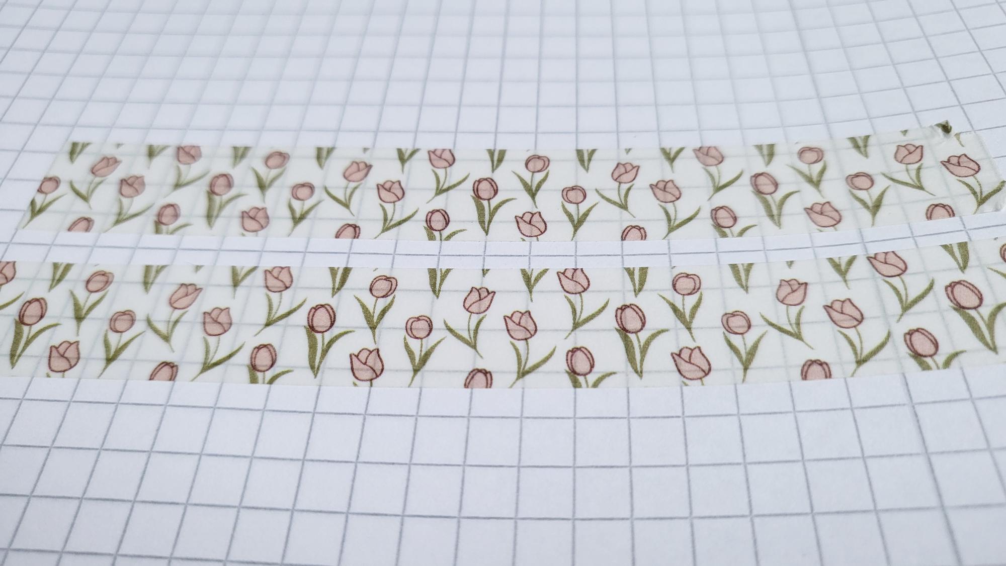 Washi Tape rosa Tulpen